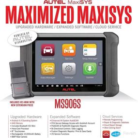 img 3 attached to 🔧 Advanced Autel MaxiSYS MS906S Wireless OBD2 Diagnostic Tool with Bluetooth VCI, Mini Plus Battery Tester, TPMS Tool, Active Test, Bi-Directional Controls, ECU Coding, and 26 Reset Services