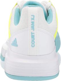 img 2 attached to 🎾 Adidas Courtjam Tennis Solar Unisex Girls' Shoes - Athletic: Style and Performance Combined