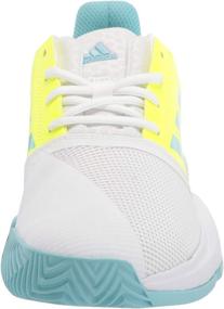 img 3 attached to 🎾 Adidas Courtjam Tennis Solar Unisex Girls' Shoes - Athletic: Style and Performance Combined