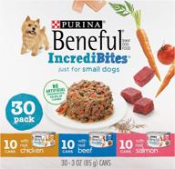 30-pack beneful purina incredibites adult wet dog food variety, 3 oz. logo