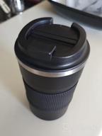 img 1 attached to Double Walled, Leakproof Travel Mug - Keep Your Coffee Hot On The Go, Anytime! 12 Oz, Blue Color review by Jack Malloy