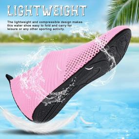 img 2 attached to ANLUKE Water Shoes: Quick-Dry Aqua Socks For Beach Swim Surf & Sports - Women'S & Men'S!