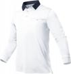 men's long sleeve polo golf shirt with upf 50+ protection, moisture wicking, and pocket by hiverlay logo