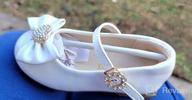 img 1 attached to Shine with ANGEL 22's Rhinestone Buckle Ballerina Shoes for Toddler Girls review by Sangmin Barrett