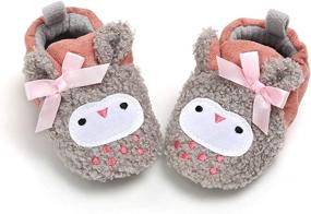 img 2 attached to HsdsBebe Slippers Cartoon Anti Slip Moccasins Boys' Shoes ~ Slippers