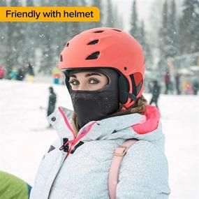 img 2 attached to 🏍️ Ultimate Balaclava Face Mask: Windproof Protection for Motorcycle Riding & Cycling | Army Gear for Men & Women
