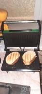 img 1 attached to Sandwich maker Kitfort KT-1609 Panini Maker, red review by Aneta Janek ᠌