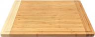 20" x 16" heavy duty bamboomn universal premium pull out cutting board w/ juice groove - under counter replacement logo