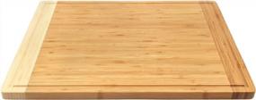 img 4 attached to 20" X 16" Heavy Duty BambooMN Universal Premium Pull Out Cutting Board W/ Juice Groove - Under Counter Replacement