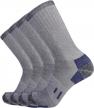 stay warm and comfortable on your next outdoor adventure with enerwear's merino wool hiking socks - 4 pack for women logo