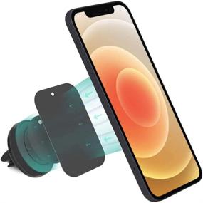 img 4 attached to 📱 MMOBIEL Magnetic Car Phone Mount - Compatible with iPhone, Samsung and More - Air Vent Holder Dashboard - 360-Degree Rotation - Hands-Free Travel Cell Phone Holder
