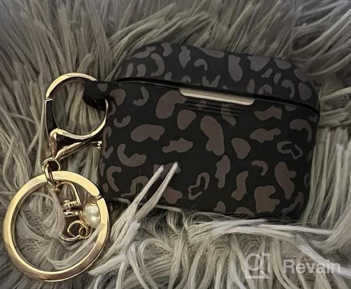 img 1 attached to Protect Your AirPods Pro In Style: Filoto Rose Gold Silicone Case With PomPom Keychain For Women And Girls review by Bobby Martinez
