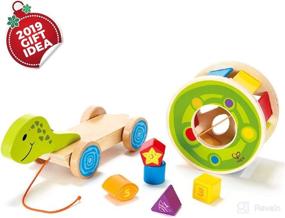 img 3 attached to 🐢 Turtle Shape Sorter Wooden Toy - Educational Wooden Blocks for Toddlers - Pull Along Shape Sorting Toy - Perfect Travel Toy for Infants