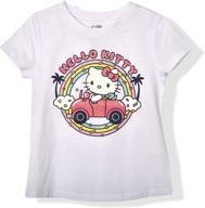 👚 glitter girls' clothing - tops, tees & blouses with hello kitty sleeve logo