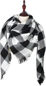 img 3 attached to VIVIAN VINCENT Womens Blanket Oversized Women's Accessories ~ Scarves & Wraps