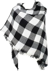 img 4 attached to VIVIAN VINCENT Womens Blanket Oversized Women's Accessories ~ Scarves & Wraps