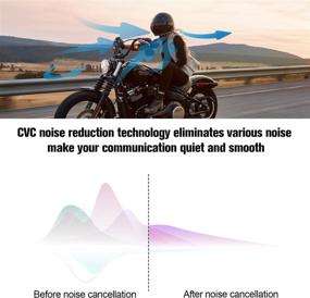 img 1 attached to FODSPORTS V6S 1000m Motorcycle Bluetooth Headset: Connect, Communicate, and Cruise with Confidence!