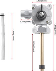 img 3 attached to 🔧 Enhance Fuel Efficiency with VT750C Fuel Tank Switch Valve Petcock for Honda Shadow Aero VT750C2, VT750CA, VT750C2F (2007-2009) - Replacement 16950-MEG-023 by OTOHANS AUTOMOTIVE