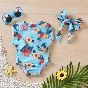 img 2 attached to Newborn Swimsuit Leopard Bathing Swimwear Apparel & Accessories Baby Boys -- Clothing