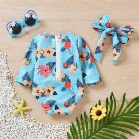 img 1 attached to Newborn Swimsuit Leopard Bathing Swimwear Apparel & Accessories Baby Boys -- Clothing