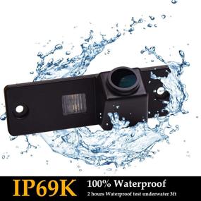 img 2 attached to Waterproof Night Vision HD 1280x720p Reversing Camera Rear View Backup Camera for Toyota Sequoia 4Runner SW4 / Hilux Surf Fortuner SW4