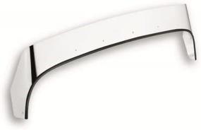 img 1 attached to 1996-2018 Freightliner Columbia Stainless Steel Aeroshield Hood Protector - Belmor 78166-1