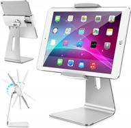 📱 elegant tablet stand for 7-13 inch ipad pro air mini galaxy tab nexus - optimized for store showcase, office reception, kitchen countertop logo