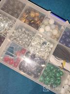 картинка 1 прикреплена к отзыву 418Pcs DIY Bracelet Beads Kit With 8Mm Natural Lava Stone, Charms, Finishings, And 2 Strings - Perfect For Women/Men'S Jewelry Making от Jim Worthington