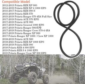 img 2 attached to Clutch Gasket Compatible Polaris Ranger Motorcycle & Powersports