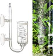 🌱 enhance aquarium plant growth with iafvkai co2 diffuser: glass spiral atomizer for planted fish tanks logo