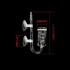 img 3 attached to 🌱 Enhance Aquarium Plant Growth with IAFVKAI CO2 Diffuser: Glass Spiral Atomizer for Planted Fish Tanks