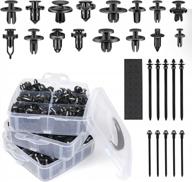 675pcs car retainer clips kit - 16 most popular sizes for toyota gm ford honda acura chrysler | nylon bumper fender rivets + foam cable ties & fasteners remover by otuayauto logo