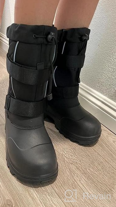 img 1 attached to Silentcare Men'S Waterproof Snow Boots With Insulated Removable Liner For Cold Weather Comfort And Heavy-Duty Durability review by Wayne Lemke