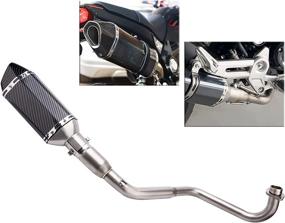 img 4 attached to Honda Grom MSX125 Motorcycle Exhaust Muffler: Slip-On Baffle for 2013-2022 Models