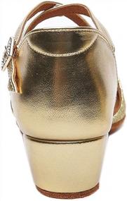 img 2 attached to Step Up Your Salsa Game With HIPPOSEUS Girls Satin Latin Dance Shoes!