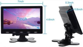 img 3 attached to PONPY 7 Inch Ultra-Thin Touchscreen LCD Display (PY-MT305) Portable Monitor with 800X480 Resolution