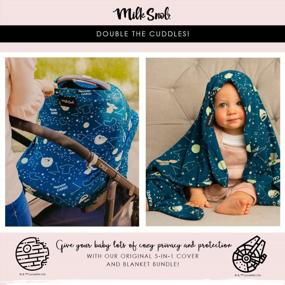 img 3 attached to Stay Stylish And Discreet With Milk Snob'S Star Wars Cover And Blanket Featuring The Child