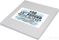 100 record outer sleeves polyethylene furniture logo