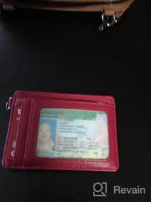 img 6 attached to RFID Блокирующий кошелек карманный - Стильный и минималистичный держатель для кредитных карт с отстегивающимся карабином - идеален как для мужчин, так и для женщин - экологически безопасный.