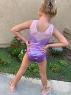 img 1 attached to Gymnastics Leotards Toddler Athletic B268_Lightpurple_6A Girls' Clothing for Active review by Molly Gordon