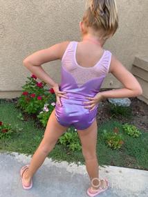 img 5 attached to Gymnastics Leotards Toddler Athletic B268_Lightpurple_6A Girls' Clothing for Active