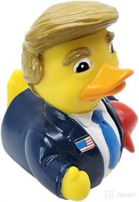 img 1 attached to 🦆 CelebriDucks The Donald: Fun & Safe Collectible Rubber Ducks for Kids & Adults - Made in USA