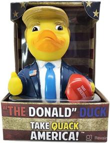 img 3 attached to 🦆 CelebriDucks The Donald: Fun & Safe Collectible Rubber Ducks for Kids & Adults - Made in USA