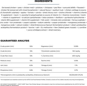 img 1 attached to GO! SOLUTIONS Weight Management + Joint Care Grain-Free Chicken Recipe for Cats, 3 🐱 lb Bag - Optimized Weight Control Cat Food for Adult and Senior Cats, Brown (FG00444)