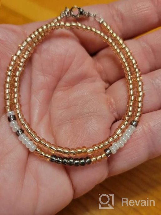 img 1 attached to 💡 Morse Code Bead Bracelets: Inspiring and Funny Jewelry Gifts for Women - Perfect for Birthdays, Christmas, and More! review by John Invert