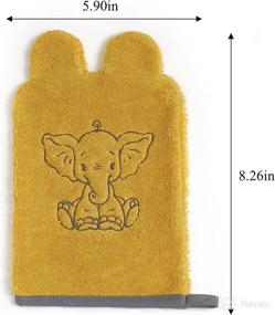 img 3 attached to ClassyBaby Elephant Embroidered Washcloths Washcloth