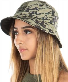 img 3 attached to Reflective Festival Bucket Hat With Bendable Brim For Sun Protection - Funky Junque Boonie Cap