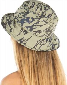 img 2 attached to Reflective Festival Bucket Hat With Bendable Brim For Sun Protection - Funky Junque Boonie Cap