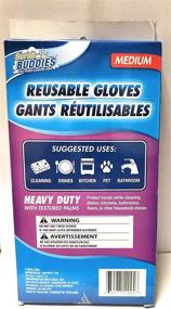 img 1 attached to Ladies Heavy Reusable Cleaning Gloves