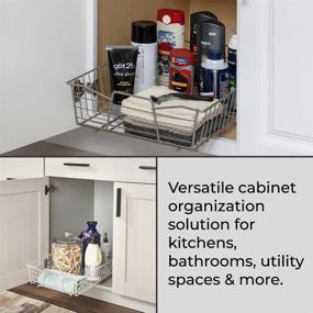 img 1 attached to Maximize Your Space With ClosetMaid'S 14-Inch Wide White Cabinet Organizer